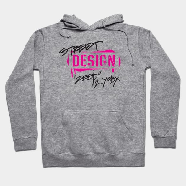 Street Design Graffiti Hoodie by JP